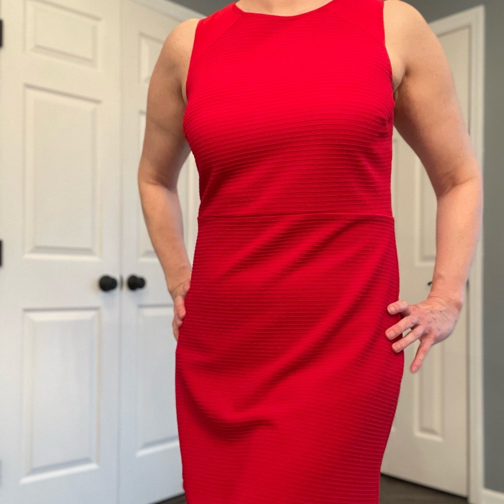 The Limited red dress